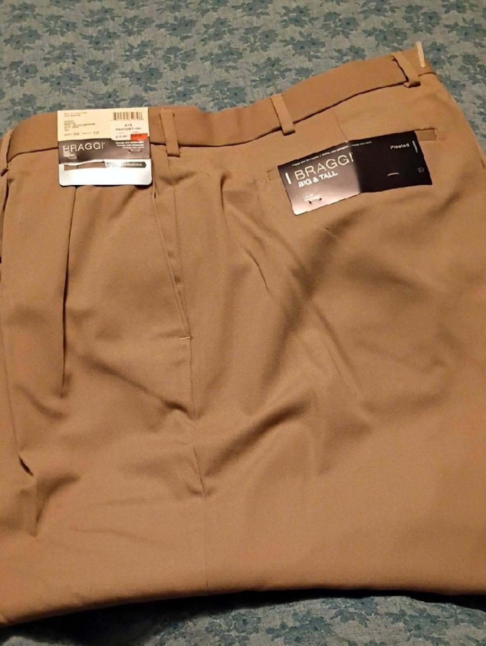 Braggi Big & Tall Dress Pants in Khaki 50 X 32***NEW**